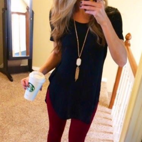 Apt. 9 Tops - Short Sleeve Knitted Tunic Shirt